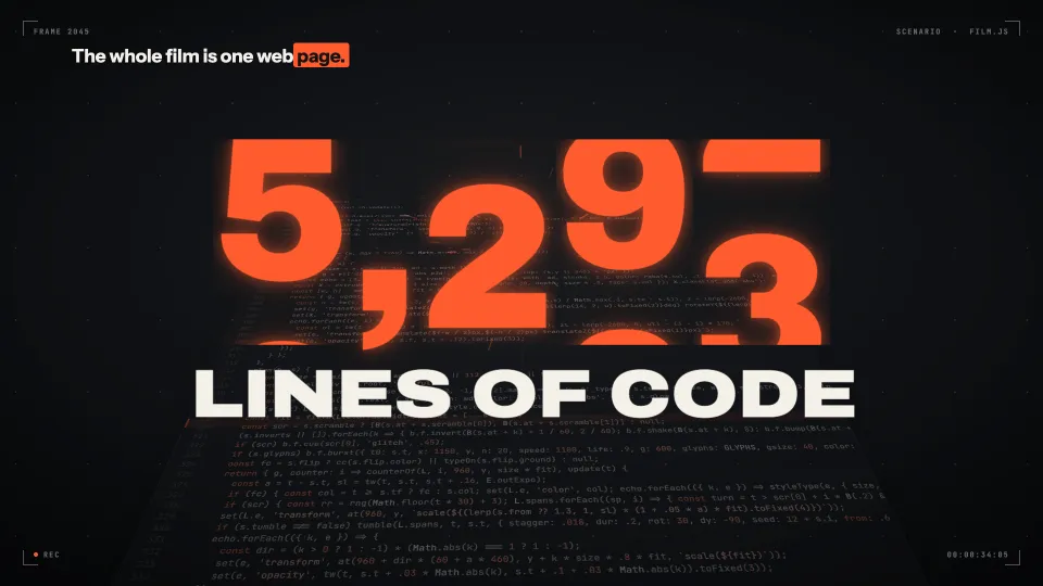 A slot-reel number over a plane of code